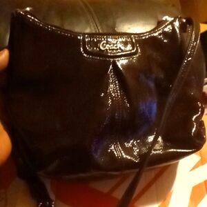 Coach patent leather small crossbody